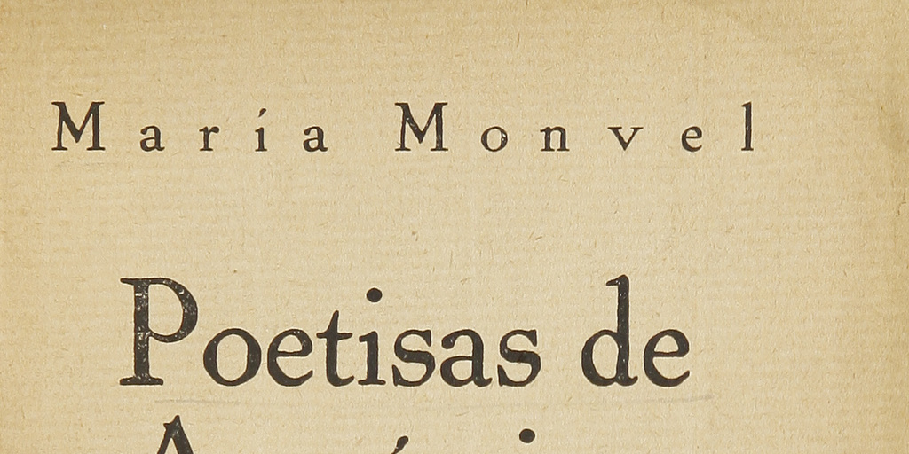 Poetisas de América
