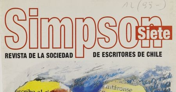 Portada Simpson 7. Vol 6. Semestre II, 1994