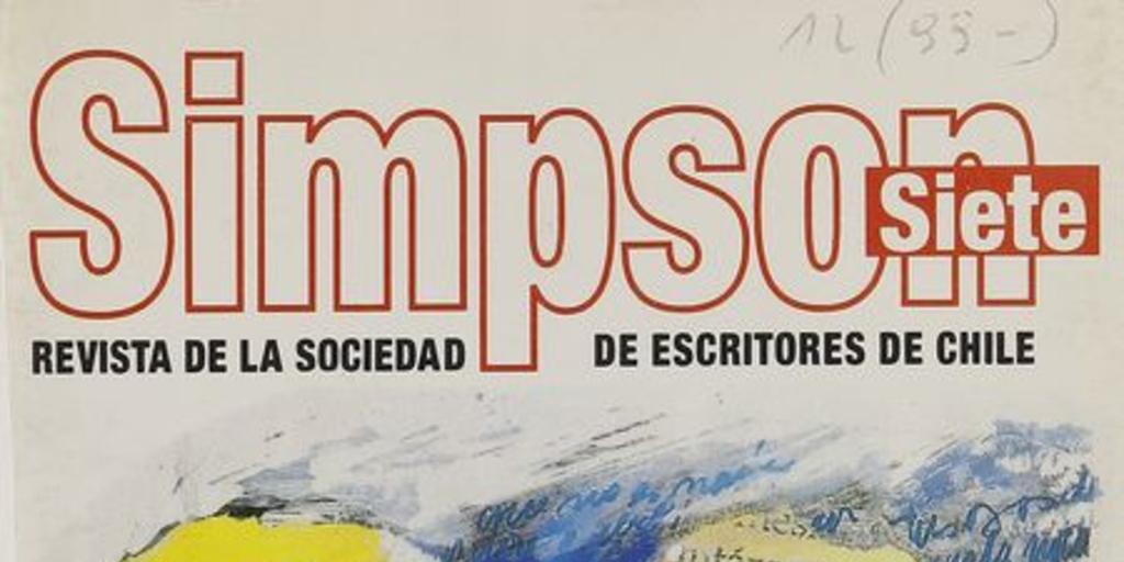 Portada Simpson 7. Vol 6. Semestre II, 1994