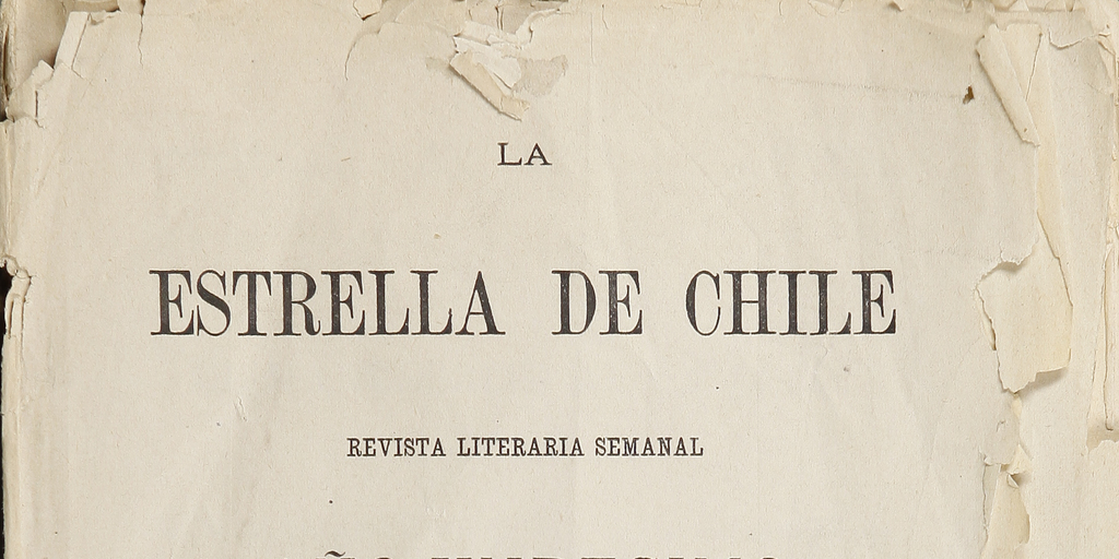 La Estrella de Chile. Tomo XV, año XI, número 548 (7 de abril de 1878) - número 573 (29 de septiembre de 1878)