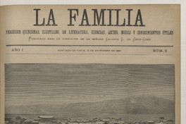 Portada de La Familia: año I, número 9, 15 de diciembre de 1890