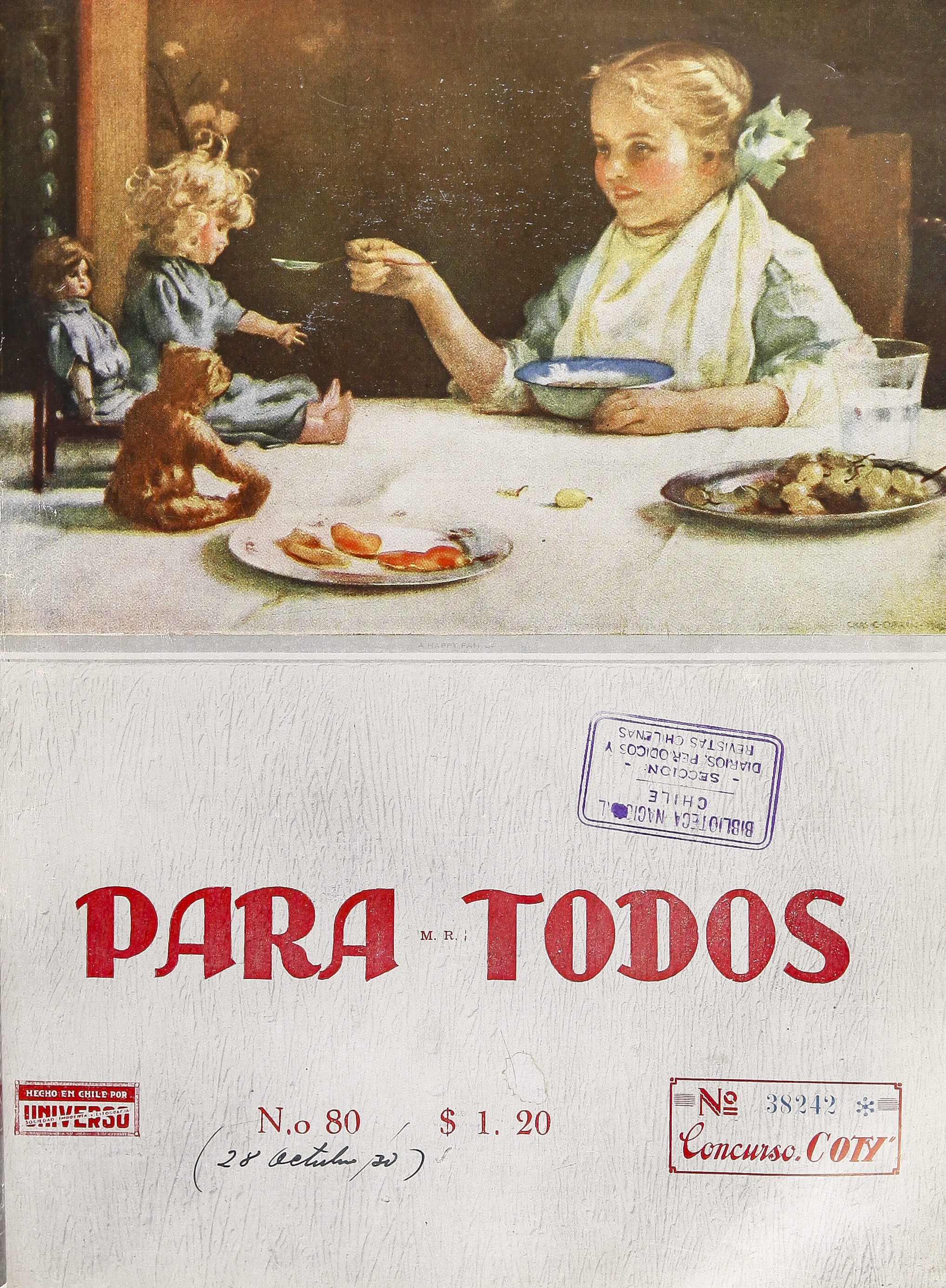 Para todos. Año III, número 80, 28 de octubre de 1930