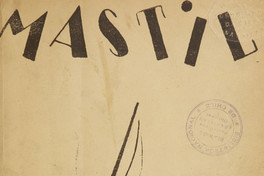 Mástil. Año 1, número 1, octubre de 1929