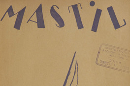 Mástil. Número 3, agosto 1930