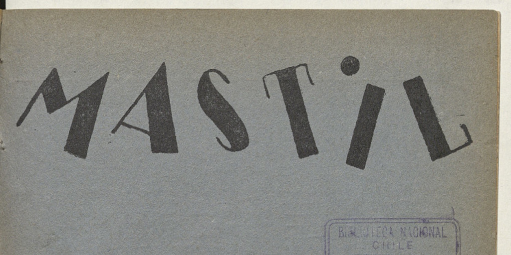 Mástil. Año 3, número 4, junio de 1931