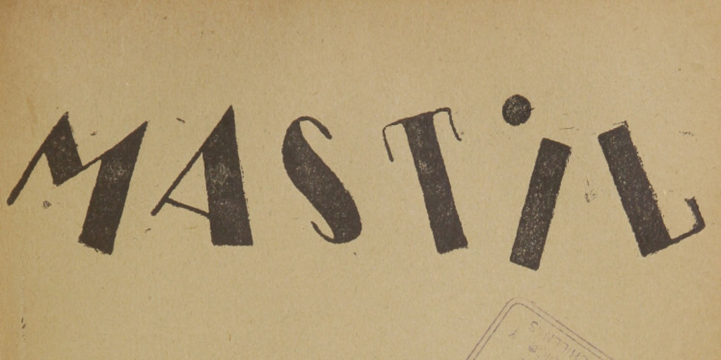 Mástil. Año 3, número 5, julio de 1931