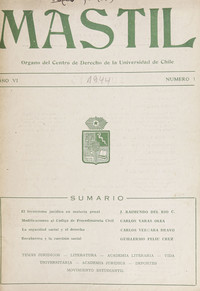 Mástil. Segunda época. Año 6, número 1, mayo de 1944