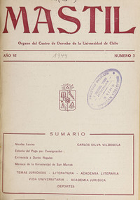 Mástil. Segunda época. Año 6, número 3, octubre de 1944