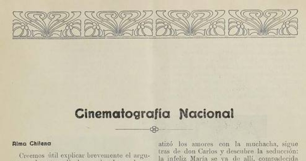 Cinematografía nacional