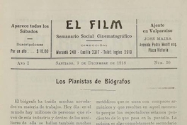 Los pianistas de biógrafos