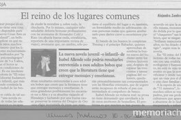 El reino de los lugares comunes