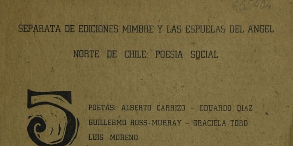 Portada de Norte de Chile: poesía social, 1968