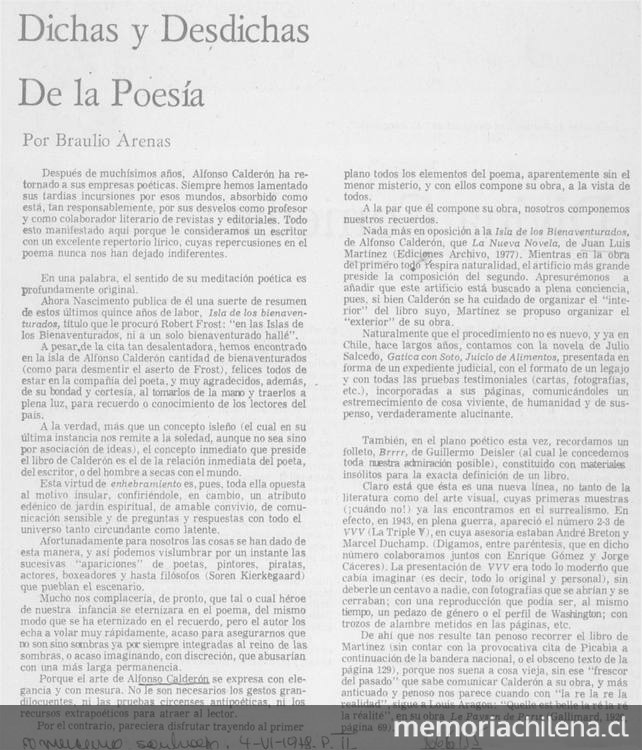 Dichas y desdichas de la poesía