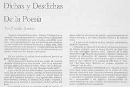 Dichas y desdichas de la poesía