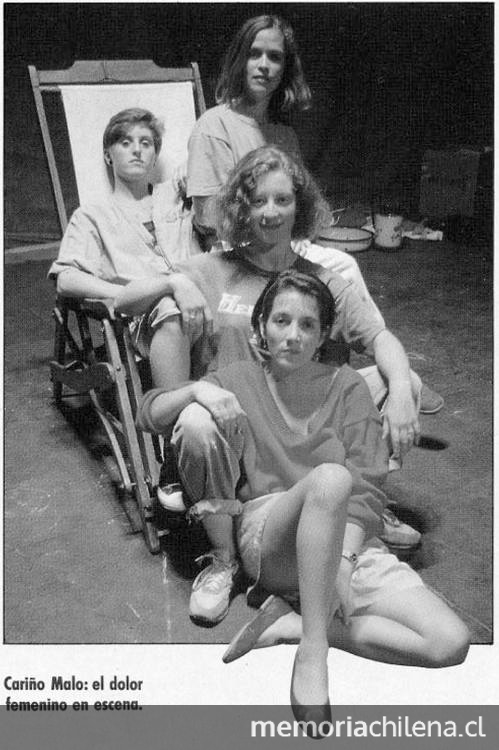 Actrices de "Cariño malo" de Inés Margarita Stranger, 1990