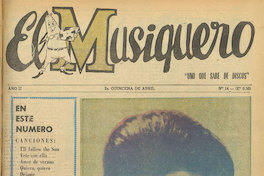 Portada de El Musiquero: número 14, abril 1965