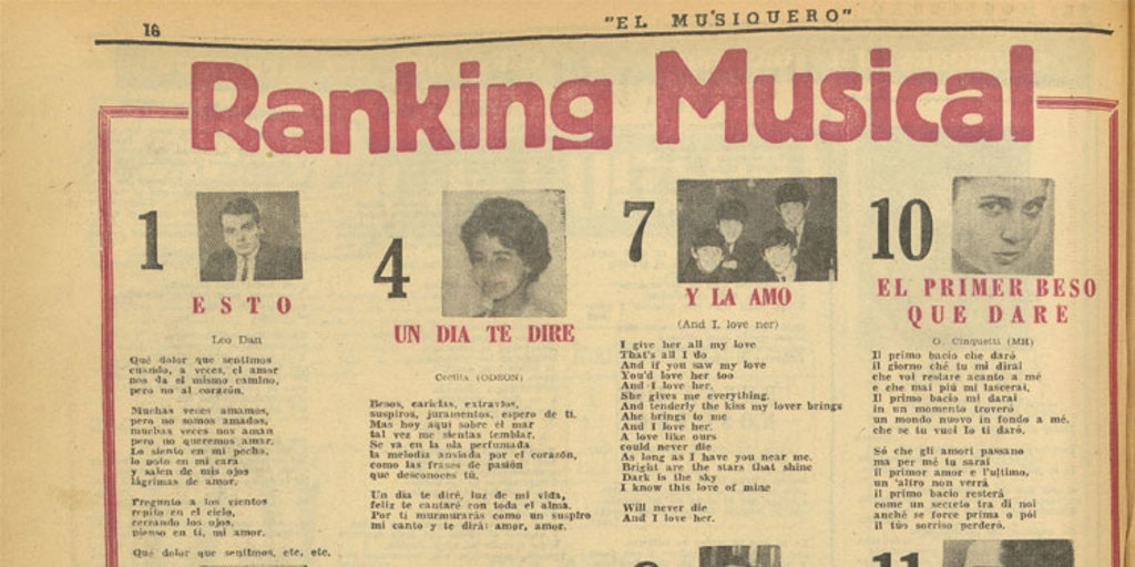 Ranking musical