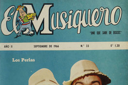 Portada de El Musiquero: número 33, septiembre 1966