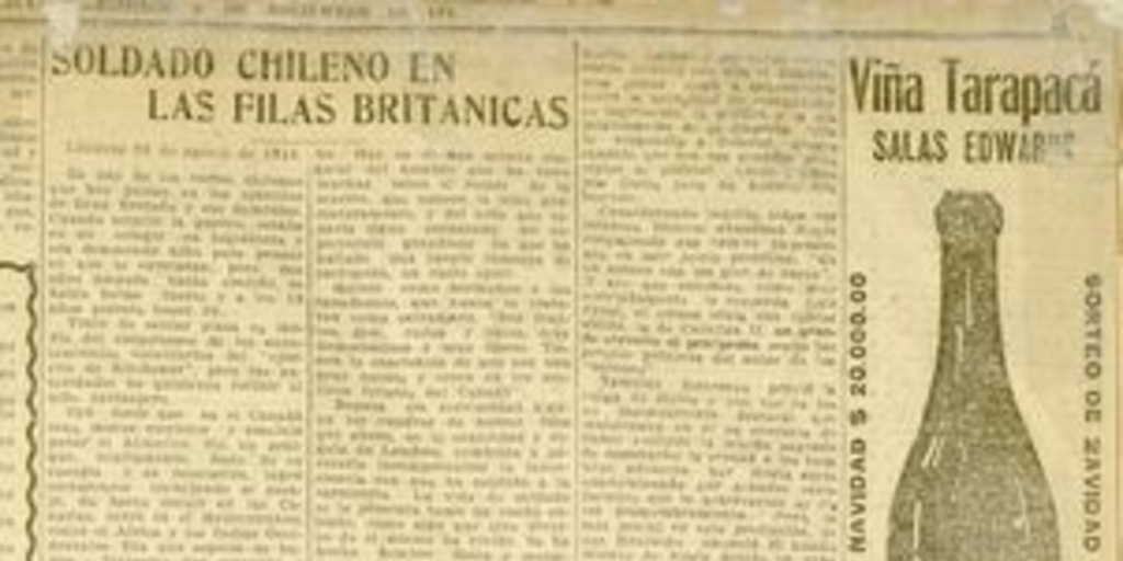  Soldado chileno en las filas británicas