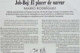 Job-Boj el placer de narrar