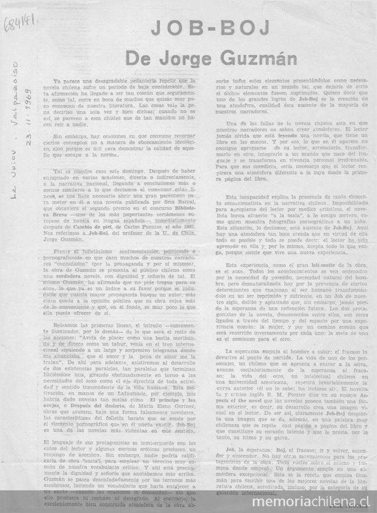 Job-Boj de Jorge Guzmán