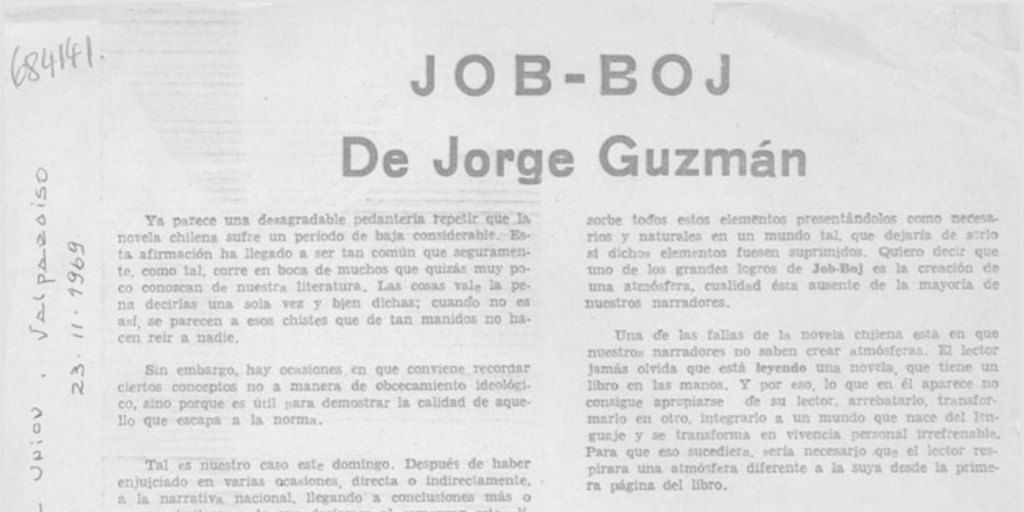 Job-Boj de Jorge Guzmán