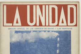 La Unidad: Organo oficial de los obreros de ENAMI - Las Ventanas N° 7