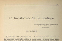 La transformación de Santiago