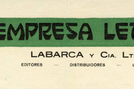 Empresa letras