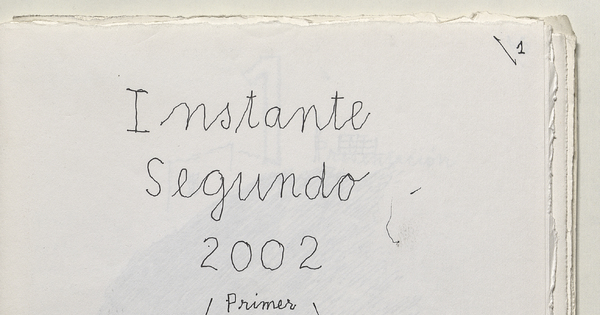 Instante Segundo 2002 (Primer Instante 1952)