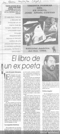 El libro de un ex poeta