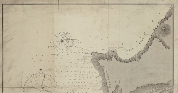 Bahía de Quintero/[mapa]:Por el Cap. de corbeta Sr. Luis Pomar al mando del vapor Ancud en 1876 i completadas las sondas por los oficiales del crucero Zenteno i cañonera Magallanes en 1901, i las rocas de la bahía por estudios posteriores en 1903