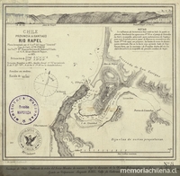 Río Rapel[mapa] :Chile : Provincia de Santiago /Plano levantado por el Comte. del vapor "Ancud" Cap. de Corb. Luis Pomar ...[et al.]