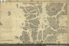 Pie de imagen: Patagonia occidental pliego 2°[mapa] :archipiélago de los Chonos /plano levantado por los Oficiales de la Corbeta Chilena "Chacabuco"... al mando del Capitán de Fragata Dn. Enrique M. Simpson en los años de 1871-1872-1873