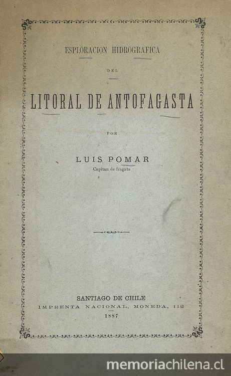 Esploración hidrográfica del litoral de Antofagasta