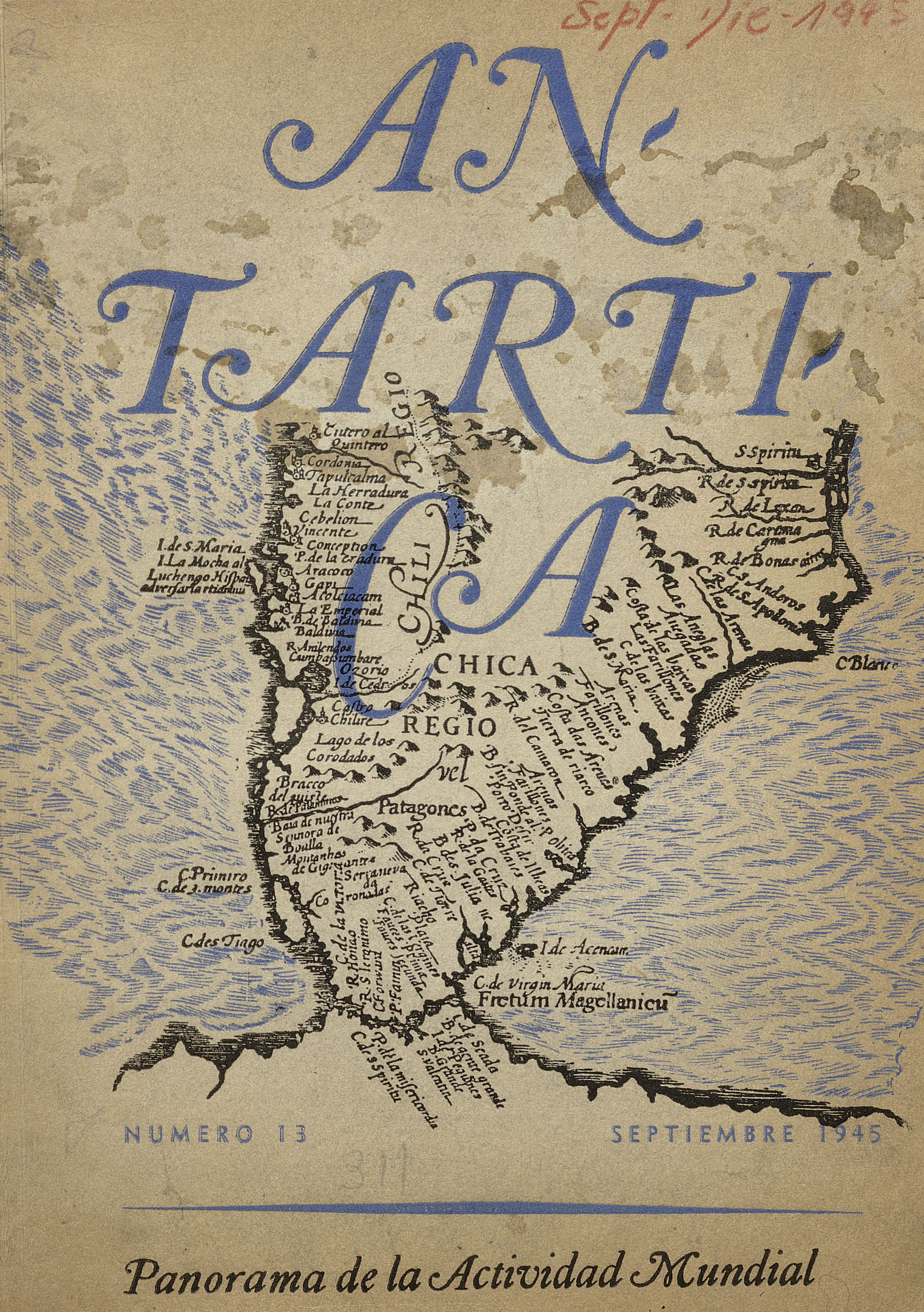 Antártica. Número 13, septiembre de 1945