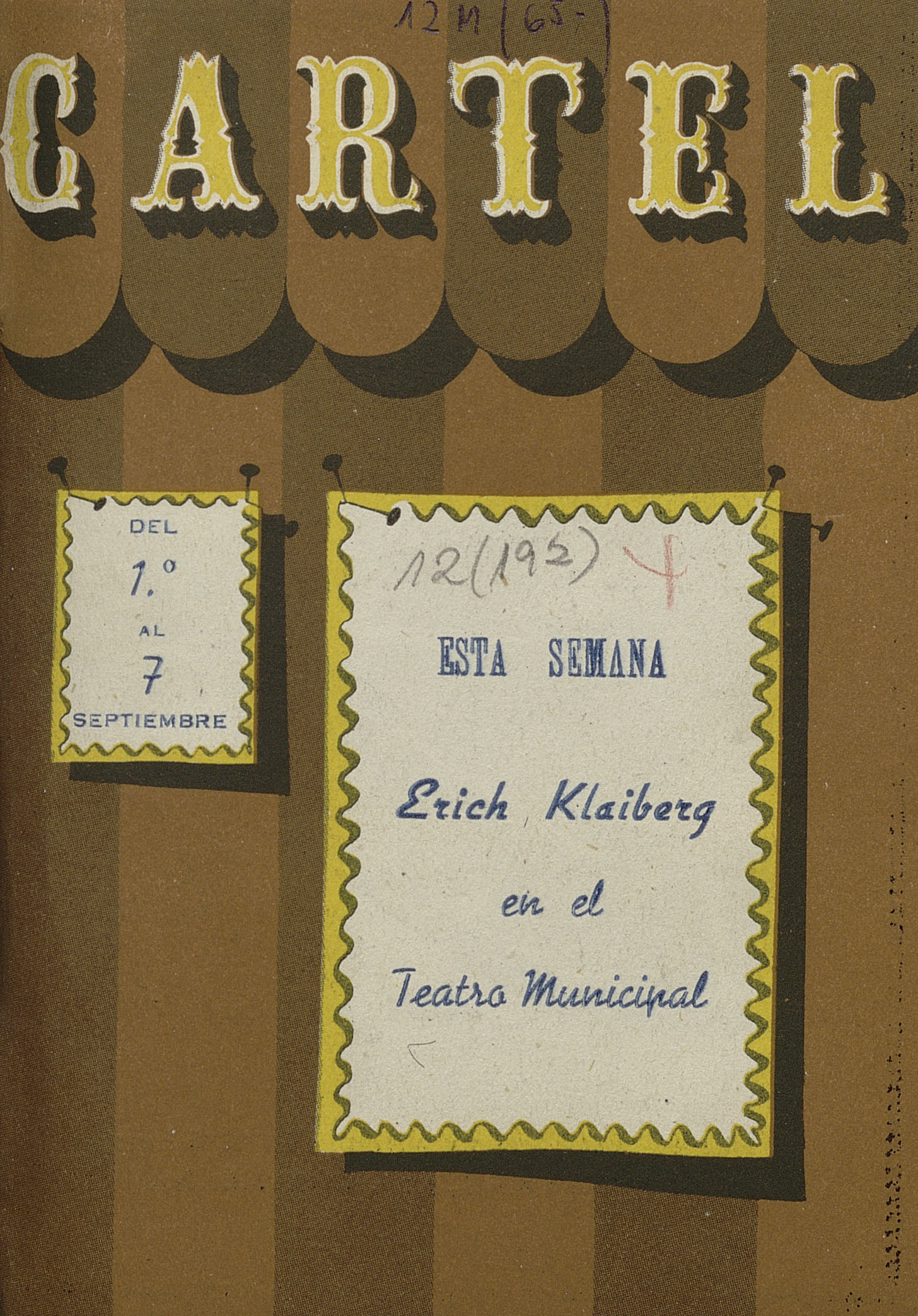 Cartel. Número 4, 1 de septiembre de 1945