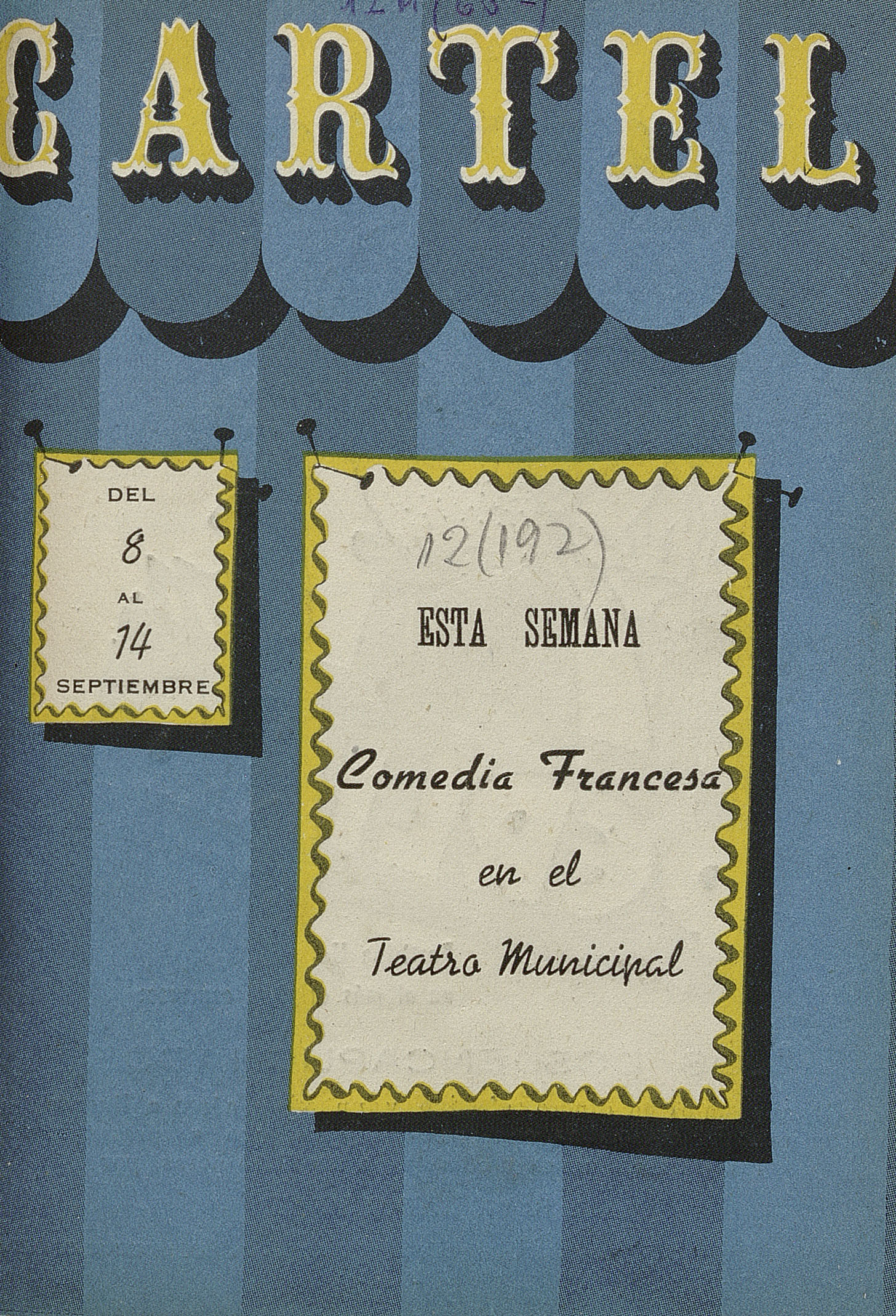 Cartel. Número 5, 8 de septiembre de 1945