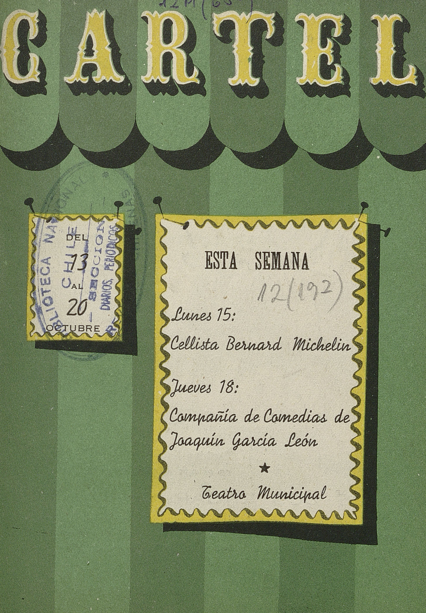Cartel. Número 10, 13 de octubre de 1945