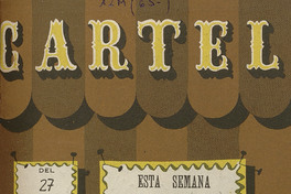 Cartel. Número 12, 27 de octubre de 1945