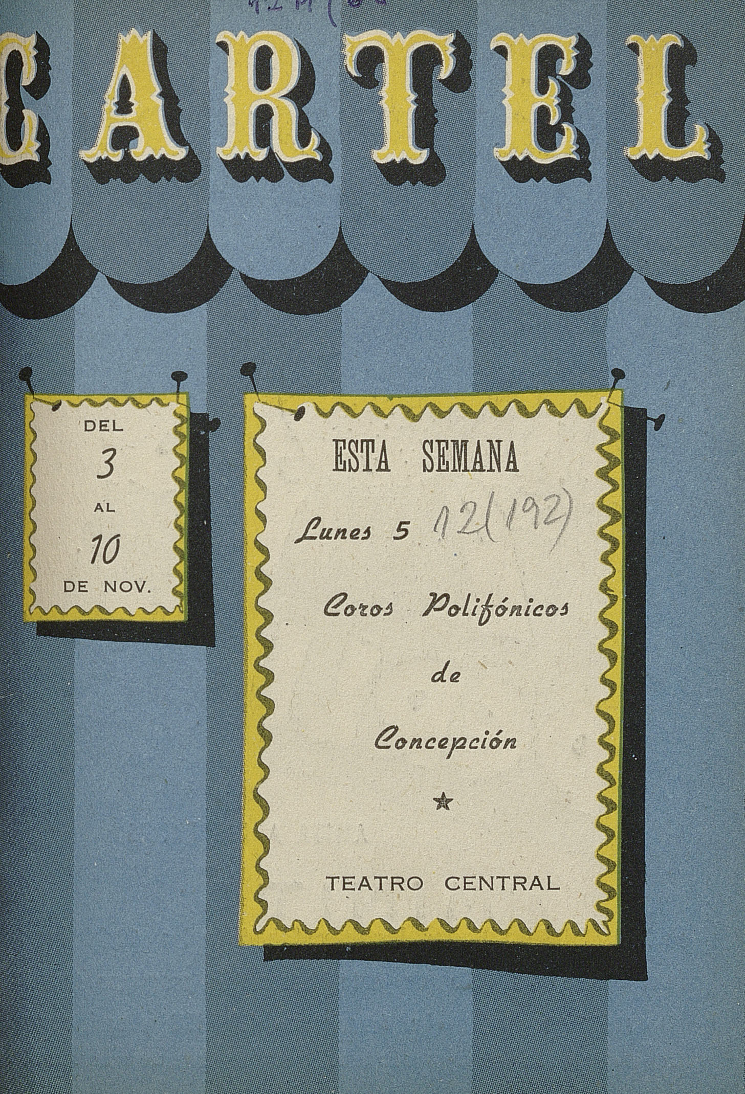 Cartel. Número 13, 3 de noviembre de 1945