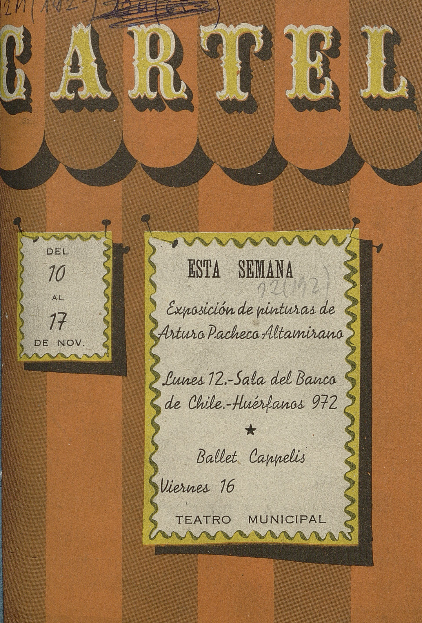 Cartel. Número 14, 10 de noviembre de 1945