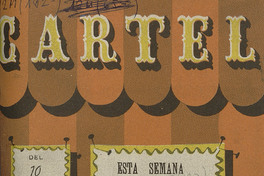 Cartel. Número 14, 10 de noviembre de 1945