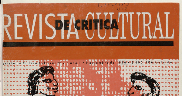 Revista de crítica cultural. Año 1, número 2, noviembre de 1990