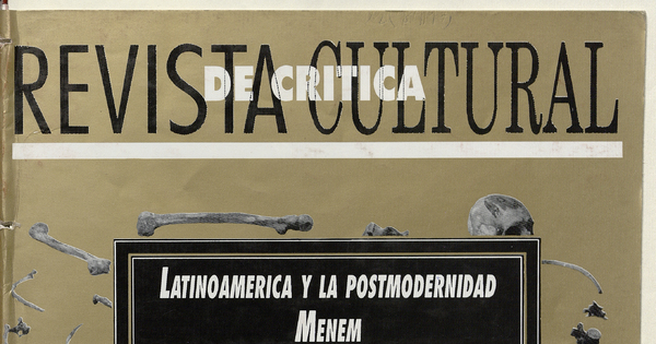 Revista de crítica cultural. Año 2, número 3, abril de 1991