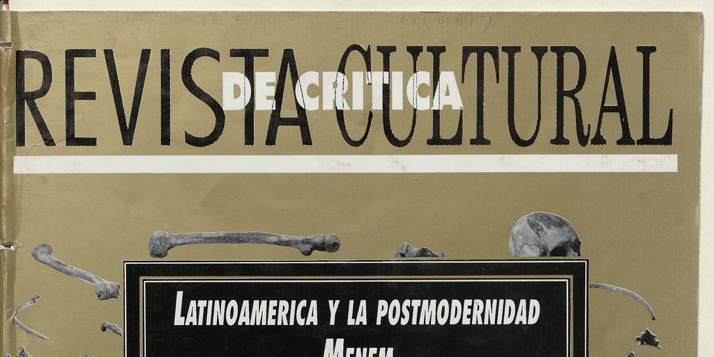 Revista de crítica cultural. Año 2, número 3, abril de 1991