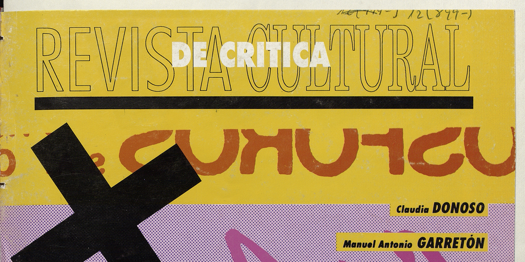 Revista de crítica cultural. Número 5, julio de 1992