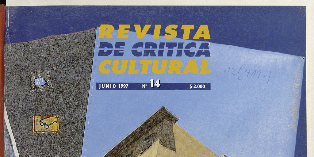 Revista de crítica cultural. Número 14, junio de 1997
