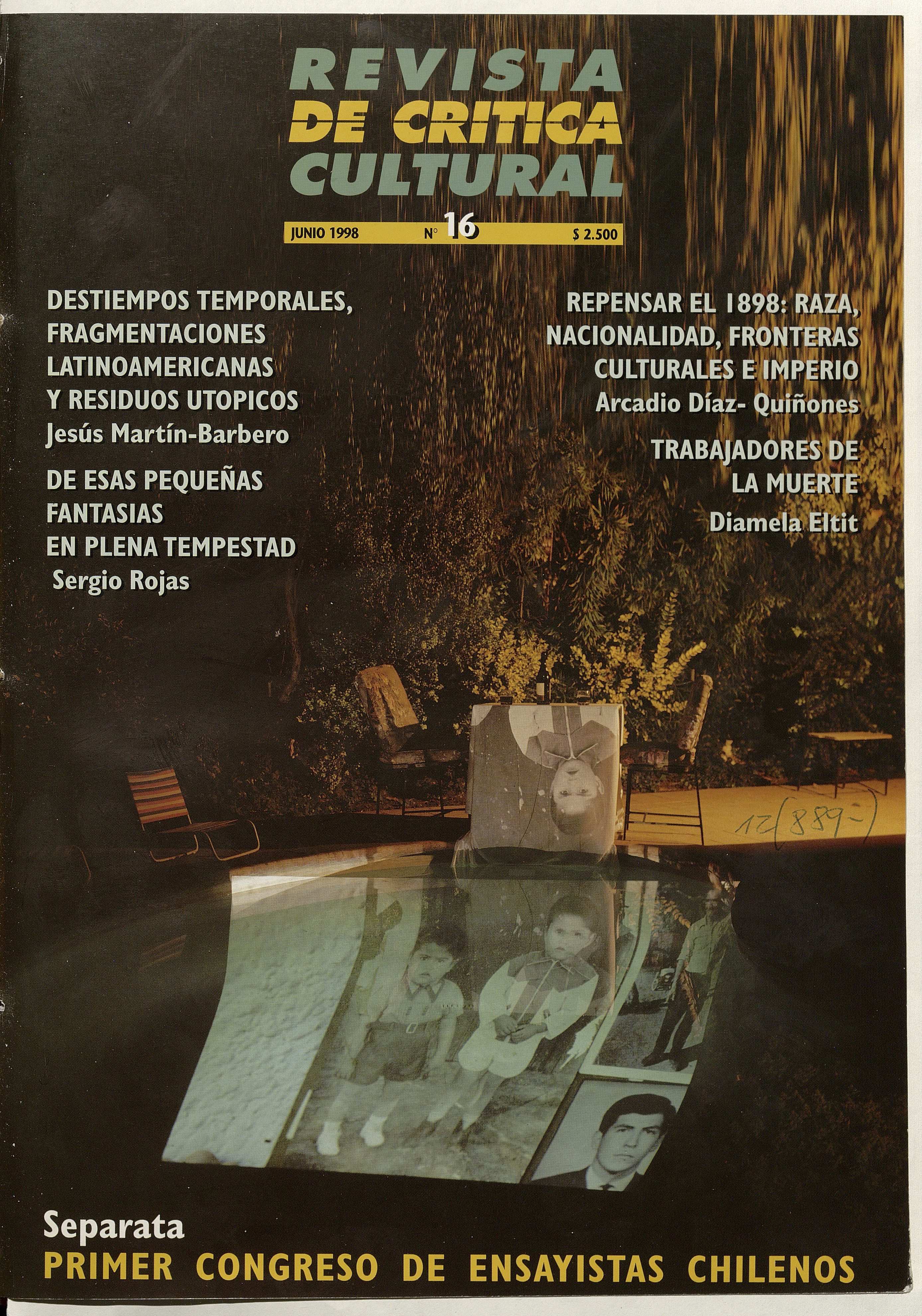 Revista de crítica cultural. Número 16, junio de 1998