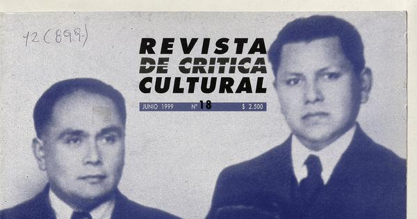 Revista de crítica cultural. Número 18, junio de 1999